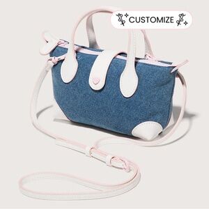 Stoney Clover Denim Pouchette Crossbody Bag